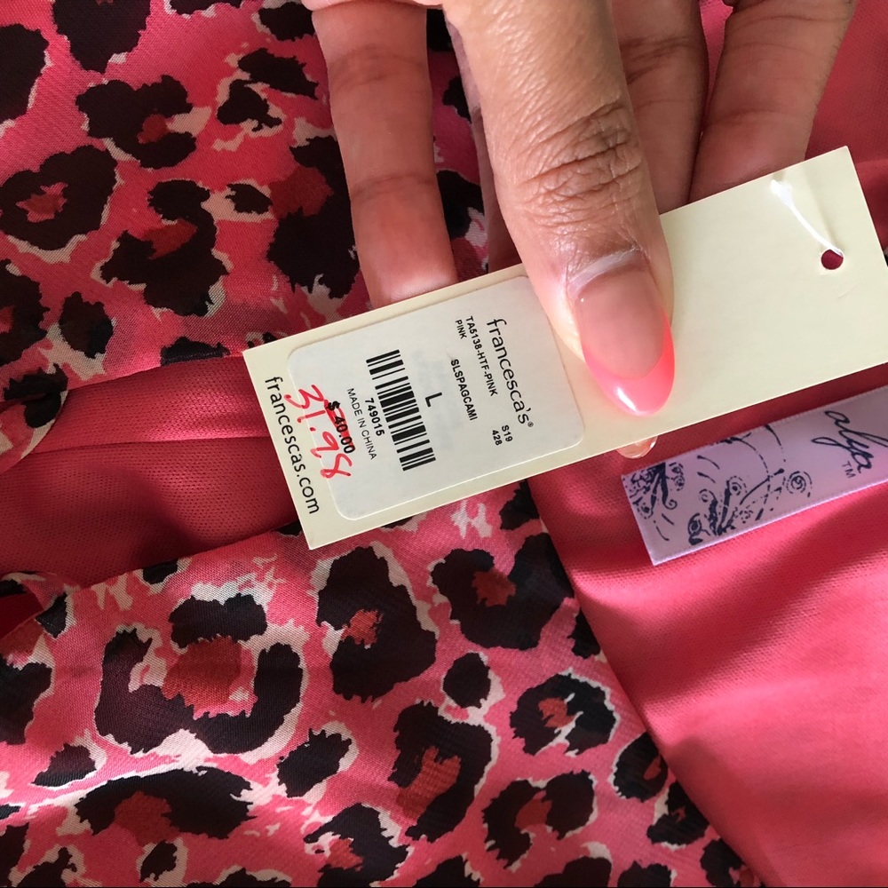 Pink Leopard Cami • Francesca’s - Picture 4 of 5